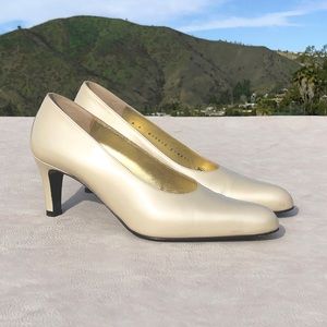 Bruno Magli Vintage Italian Leather Office Heels